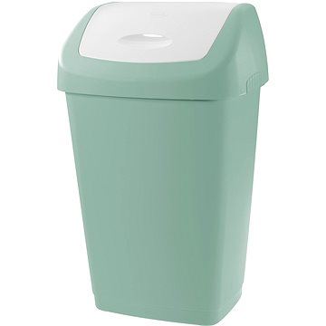 TONTARELLI Odpadkový koš AURORA 15 l, zelená / bílá