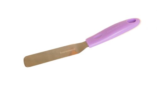 ALVARAK Cukrářská špachtle s ohybem 22 cm, nerez, fialová