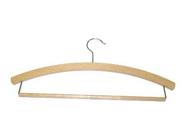 DIPRO PROSEČ Ramínko dřevěné pánské L háček 42 cm, vosk