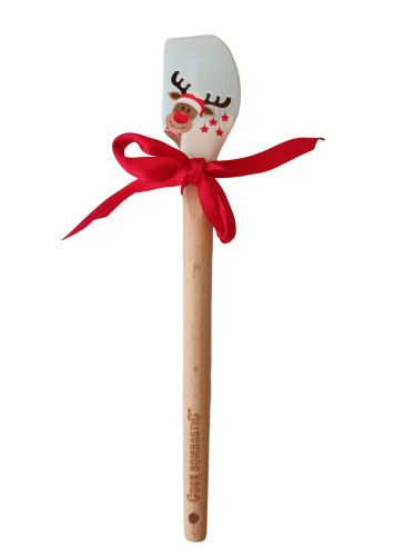 ALVARAK Stěrka kuchyňská 21 cm, silikon/dřevo, sob