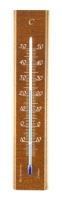 EXATHERM Thermometer -15 ° + 50 ° C indoor, wood, mahogany