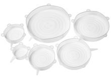 TADAR Set of silicone lids for pots and bowls, 6 pcs