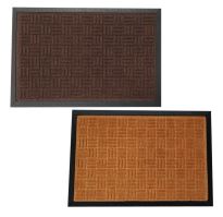 Придверний килимок 40 х 60 см, 1 шт., гума + ПП, змішані кольори