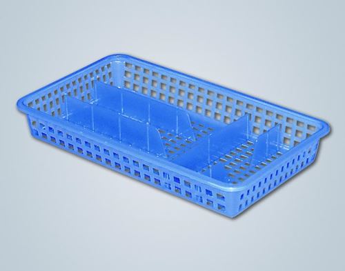 ALFA plastik Příborník úzký 38 x 21 x 5,6 cm, plast, barvy mix