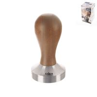 ORION Coffee tamper, diameter 5 cm, stainless steel/wood