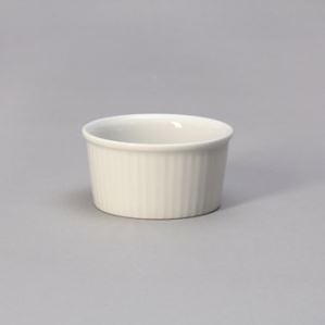 KARLOVARSKÝ PORCELÁN Zapékací míska na suflé o 8,5 cm, výška 4,5 cm