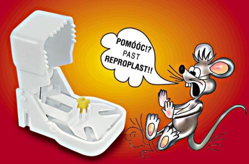 REPROPLAST Past na myši plast 2 ks