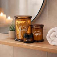 ORION Dóza kosmetická hnědé SPA 60 ml, sklo+víčko _2 (1)