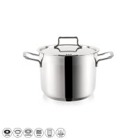ORION Hrnec ANETT o 20 cm, 4,6 l, výška 15 cm, nerezová poklice