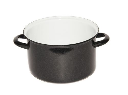 BELIS Hrnec STANDARD o 14 cm, 1,2 l, černý