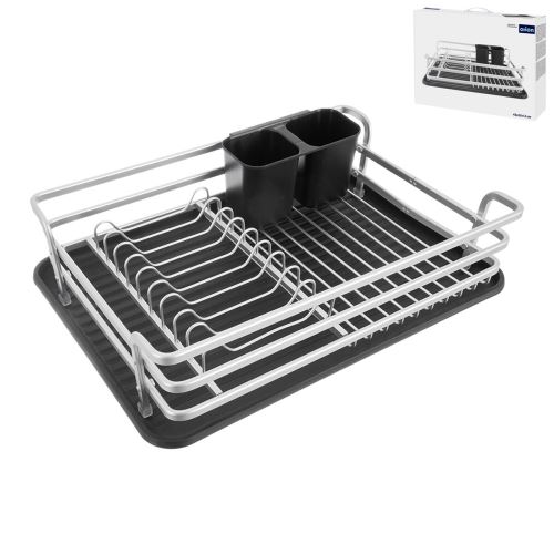 ORION Odkapávač Deluxe 43 x 32 x 12 cm, hliník+tác plast		