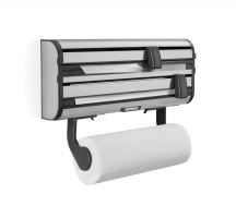 LEIFHEIT Dispenser, napkin and foil holder, PARAT ROYAL rolls, stainless steel matt.
