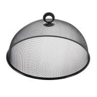 ORION Kryt na potraviny pr. 30 cm, kov/plast, černý_3 (2)