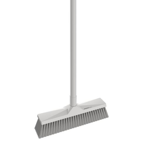 SPOKAR Smeták s násadou HOME, bílý