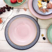 ORION Talíř mělký GLAZE pr. 27 cm, fialový, keramika_2 (1)