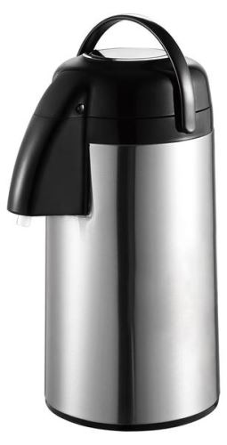 TORO Termoska 2,8 l s pumpičkou, nerez/sklo