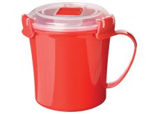 SISTEMA MICROWAVE Hrnek na polévku 656 ml, červený_2 (1)
