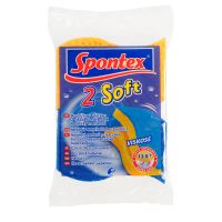 SPONTEX Kitchen sponge SOFT 2 pcs, viscose