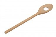 WOODWORKING Wooden spoon 30 cm large hole, oval