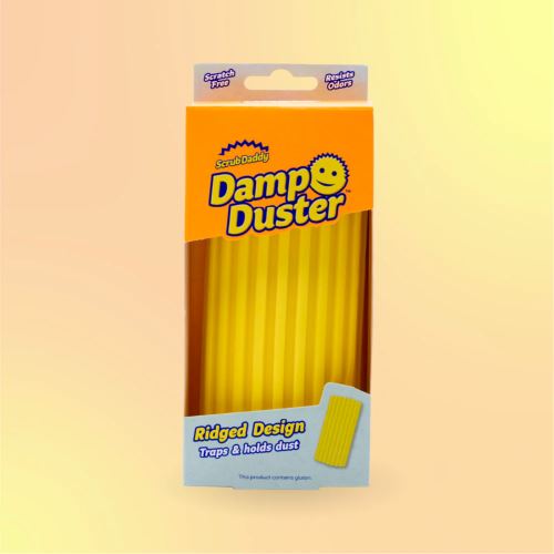 Scrub Daddy Houbička na utírání prachu Damp Duster, žlutá