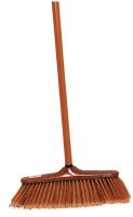 CLANAX Broom plastic 30 cm with handle 130 cm, coarse thread