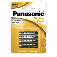 PANASONIC Alkaline battery AAA, LR03 - 1.5V, blister 4 pcs