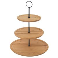 ORION Candy stand 3 tiers, bamboo
