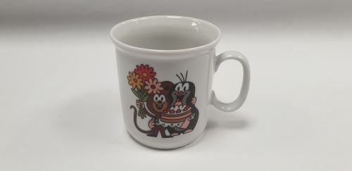 THUN Hrnek GASTON 160 ml, Krtek - kytka, myška a dort