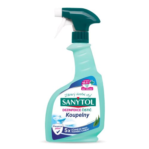 SANYTOL Dezinfekční čistič na koupelny a vodní kámen 500 ml, Eukalyptus_0