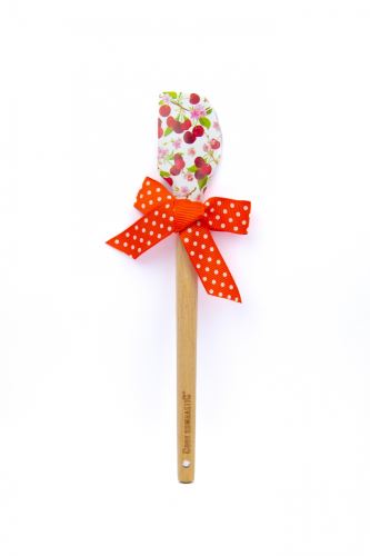 ALVARAK Stěrka kuchyňská 21 cm, silikon/dřevo, třešně