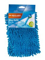 BRILANZ Mop náhradní plochý žinylkový, modrý_2 (1)