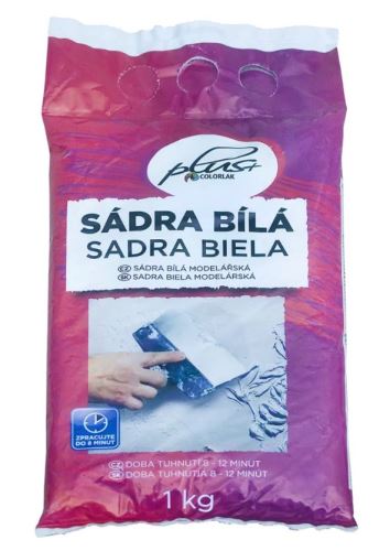 Sádra bílá modelářská 1 kg