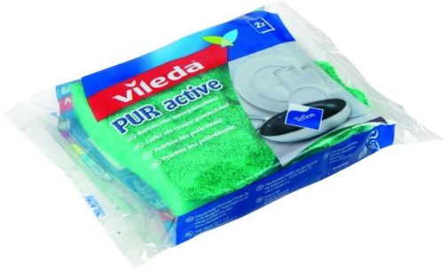 VILEDA Kuchyňská houbička PUR ACTIVE, nízká, 2 ks