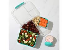 SISTEMA Svačinový box dělený To Go Bento Lunch s nádobou na jogurt a 2 tácky 1,65 l, mo_0 (3)