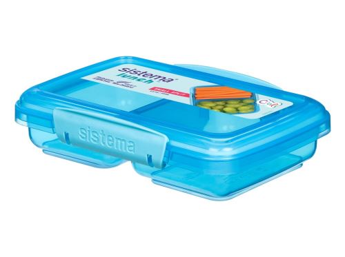 SISTEMA Svačinový box Small Split 350 ml, modrá