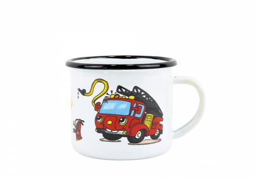 BELIS Hrnek 8 cm 0,35 l, HASIČI, smalt
