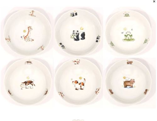 ČESKÝ PORCELÁN Miska 16 cm, zvířátka, dekory mix