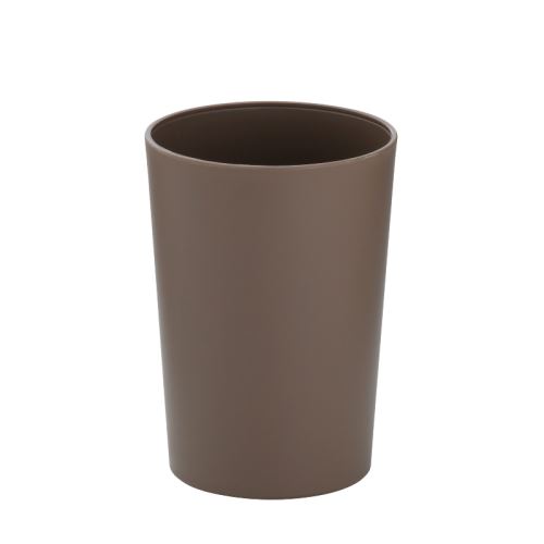 KELA Pohárek na kartáčky MARTA, plast, hnědý