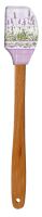 ALVARAK Kitchen spatula 21 cm, silicone/wood, light lavender