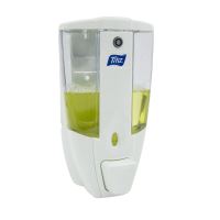 TITIZ Dávkovač tekutého mýdla 0,45 l, plast, bílý/čirý_0 (5)