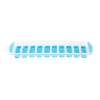 Form for ice sticks 10 pcs., silicone bottom, mixed colors