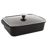 ORION Baking pan GRANDE 40 x 27.5 x 8 cm, glass lid, induction