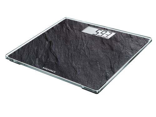 SOEHNLE Digitální osobní váha STYLE SENSE COMPACT 300, 180 kg, motiv břidlice_0