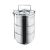 ORION Food carrier thermo stainless steel double skin 3 x 0.9 l