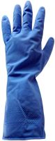 FAVE Suede rubber gloves S (7), 26 x 17 cm, rubber