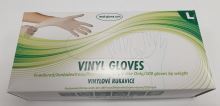 Vinyl examination gloves L powdered 100 pcs, disposable