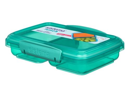 SISTEMA Svačinový box Small Split 350 ml, zelená