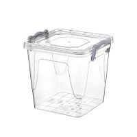 HOBBY LIFE Box with lid MULTI high, square, 1.8 l, transparent