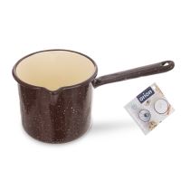 ORION Hrnek s výlevkou a rukojetí 12 cm 1,2 l, BROWN_5 (4)