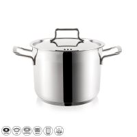 ORION Hrnec ANETT o 26 cm, 10,5 l, výška 20 cm, nerezová poklice